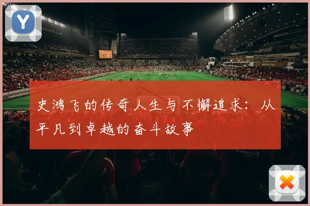 史鸿飞的传奇人生与不懈追求：从平凡到卓越的奋斗故事